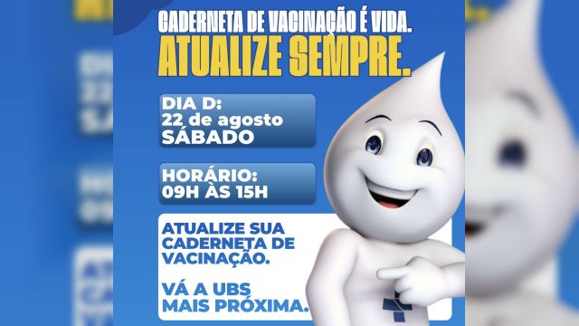 Corbélia terá Dia D de Multivacinação neste sábado; confira horários e locais