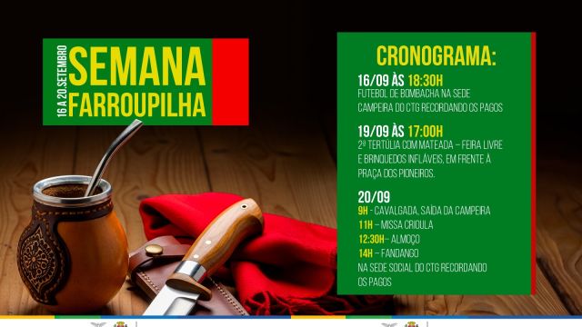 Semana Farroupilha segue com programação de tradição gaúcha em Corbélia